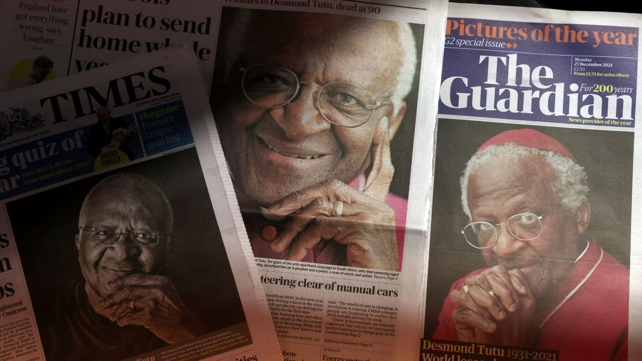 Corpo de Desmond Tutu é exposto para visitação pública