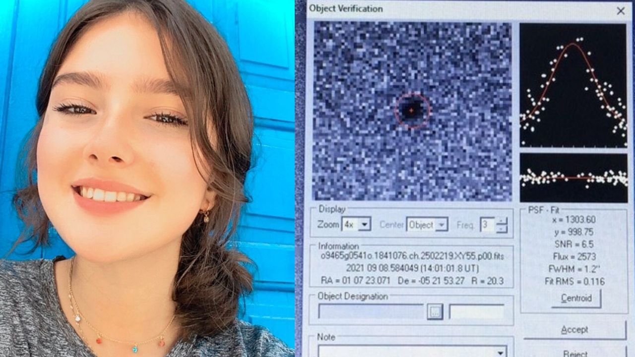 Em programa da NASA, brasileira de 14 anos mapeia 7 possíveis asteroides