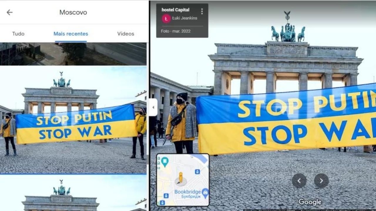 Ucranianos usam avaliações do Google para alertar cidadãos russos