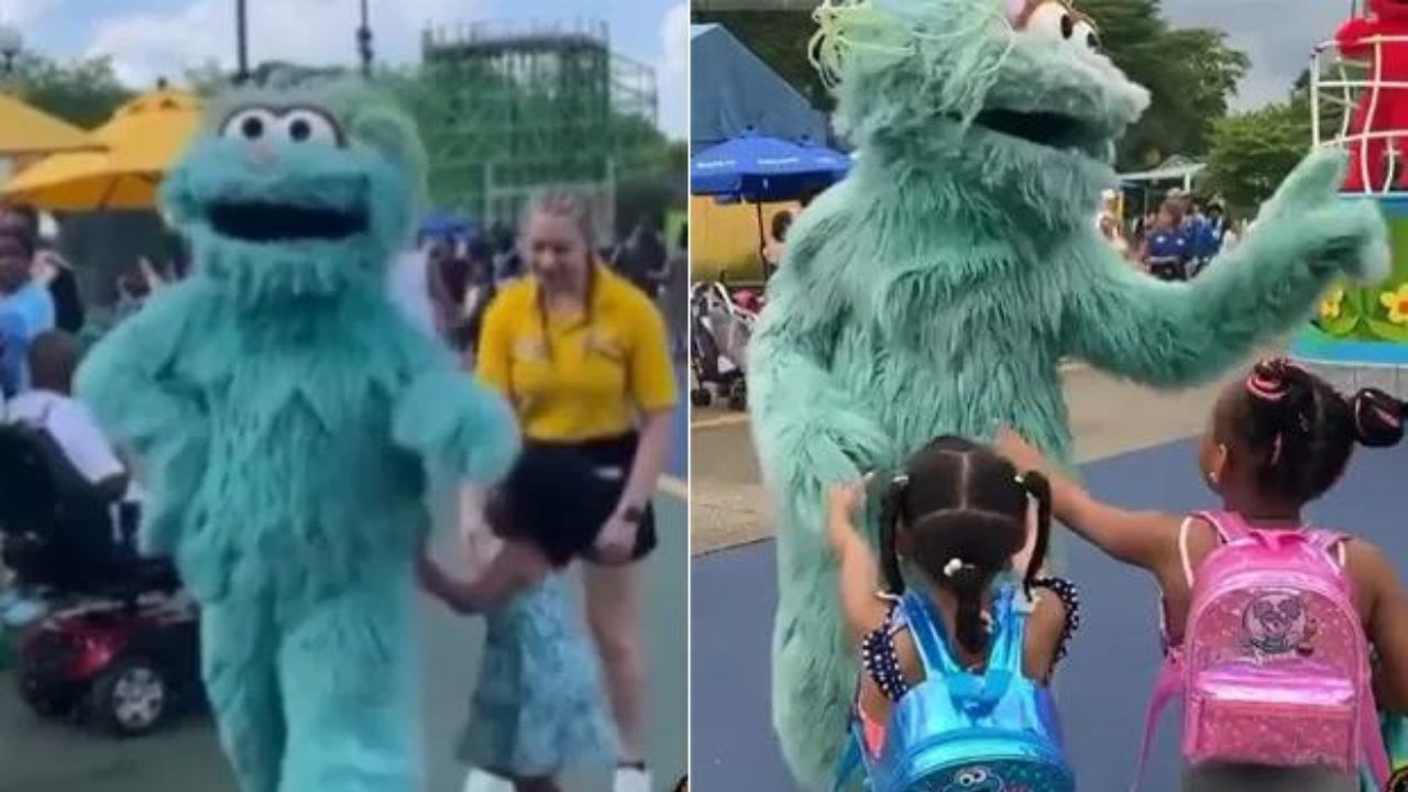 Vídeos mostram personagem de parque dos EUA ignorando crianças negras