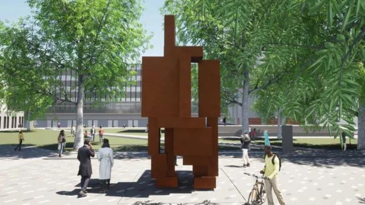 Alunos do Imperial College de Londres protestam contra instalação de estátua fálica