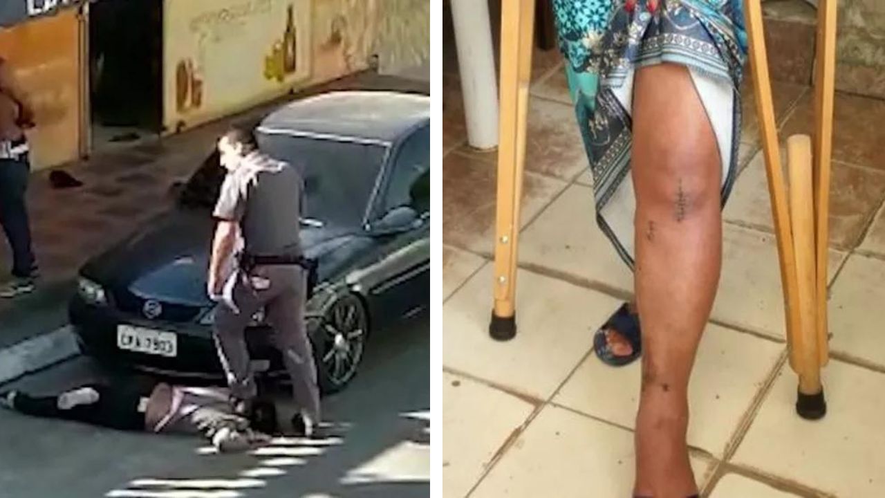 “Envergonhada de ser brasileira”, diz mulher que teve pescoço pisado por policial sobre absolvição
