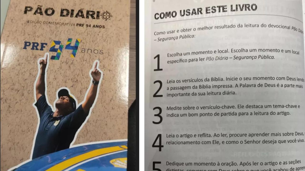 Livros que recomendam leitura da Bíblia são distribuídos pelo governo à Polícia Rodoviária Federal