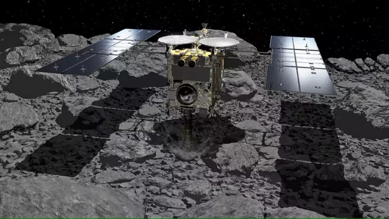 Sonda japonesa encontra água gaseificada em asteroide