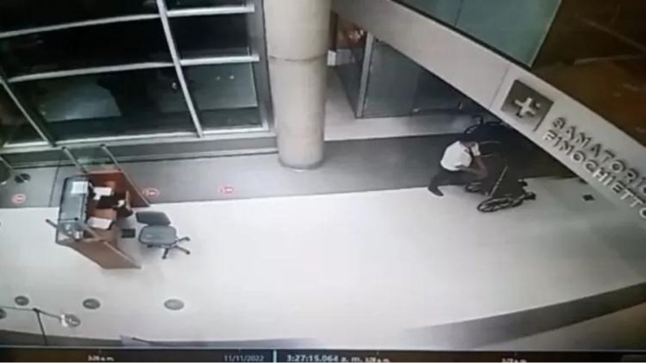 Sobrenatural? Guarda de hospital é filmado conversando sozinho