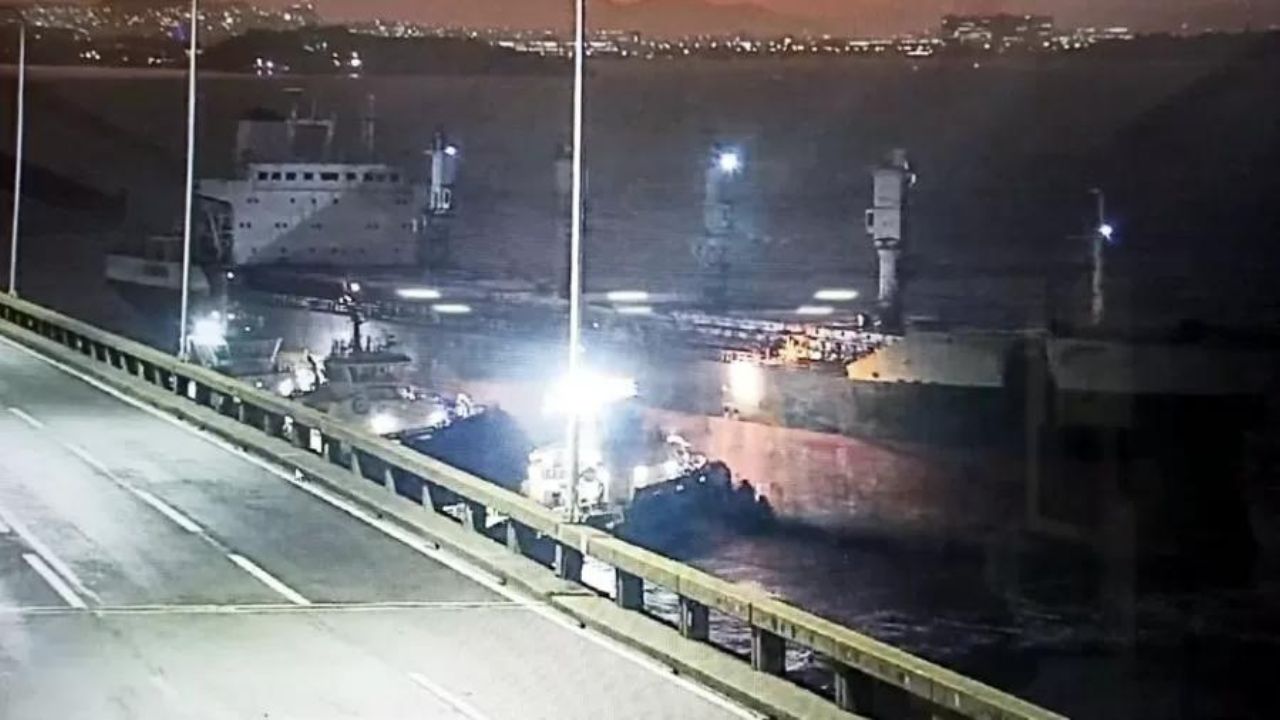 Navio que bateu em ponte Rio-Niterói já foi alvo do MP por trabalho análogo à escravidão