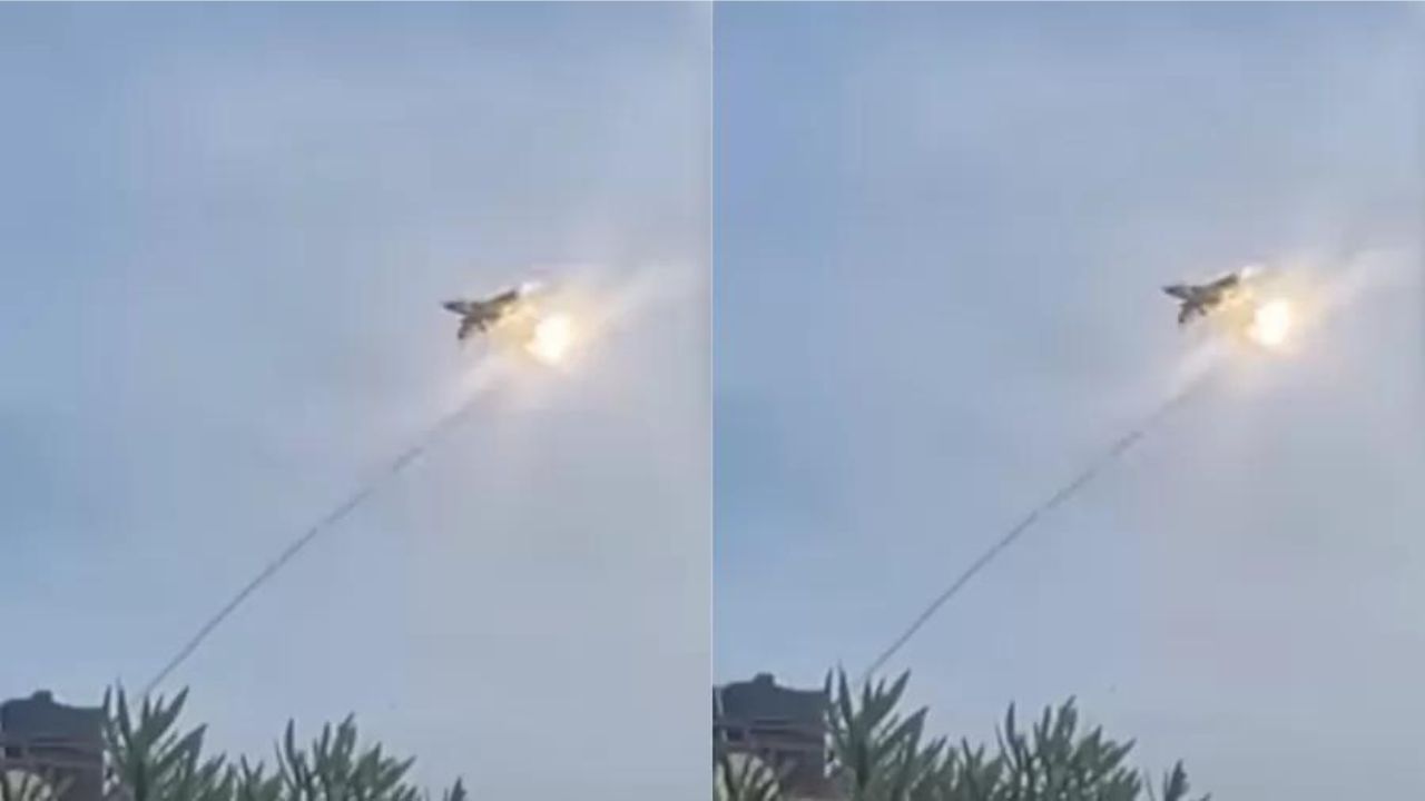 Em vídeo, avião escapa por pouco de ser abatido por míssil