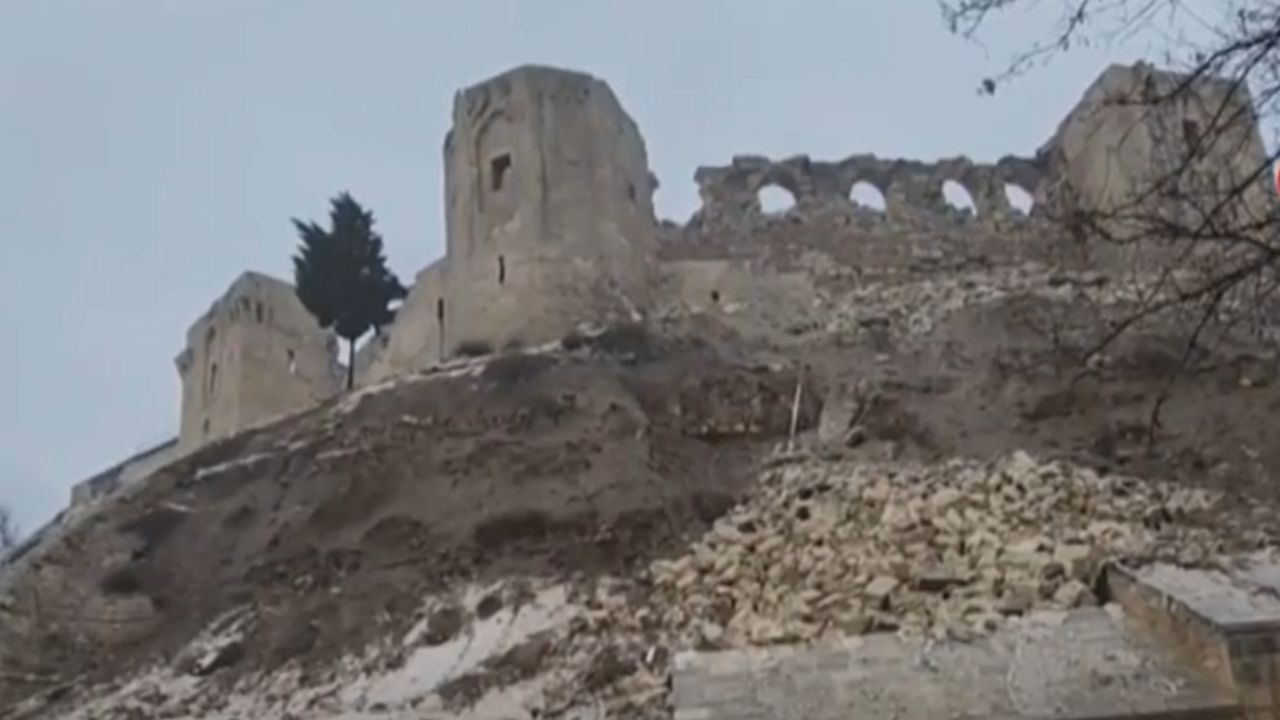 Castelo do século 2 é danificado em terremoto na Turquia