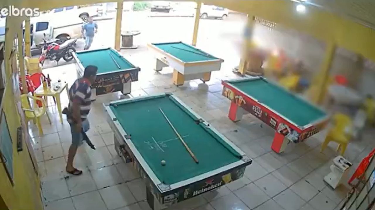 Suspeito de matar pessoas em bar por jogo de sinuca tinha cadastro em clube de tiro