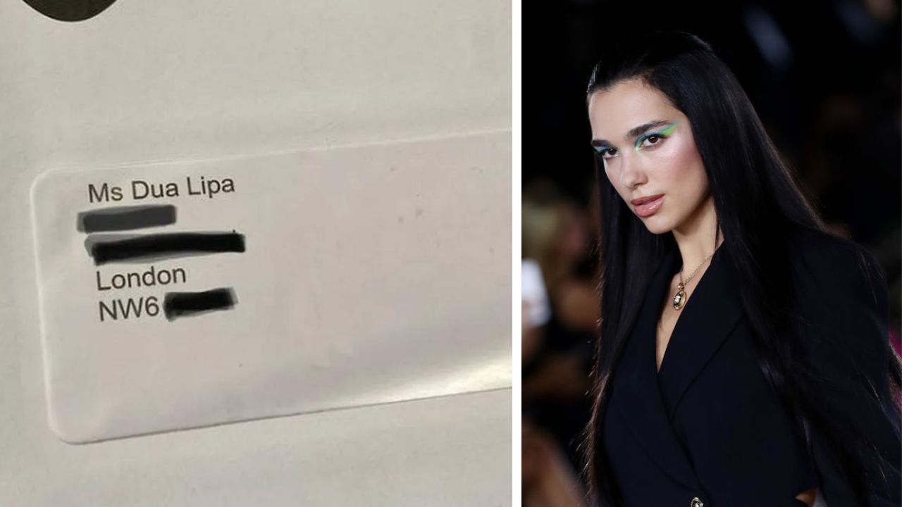 Jornalista recebe carta endereçada a Dua Lipa e descobre que ela já morou em sua casa