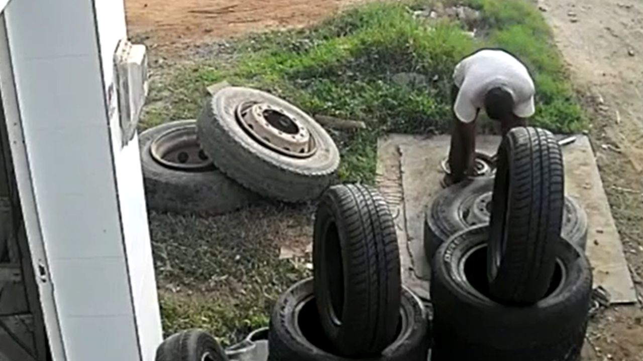 Borracheiro fica ferido após explosão de pneu em Pernambuco