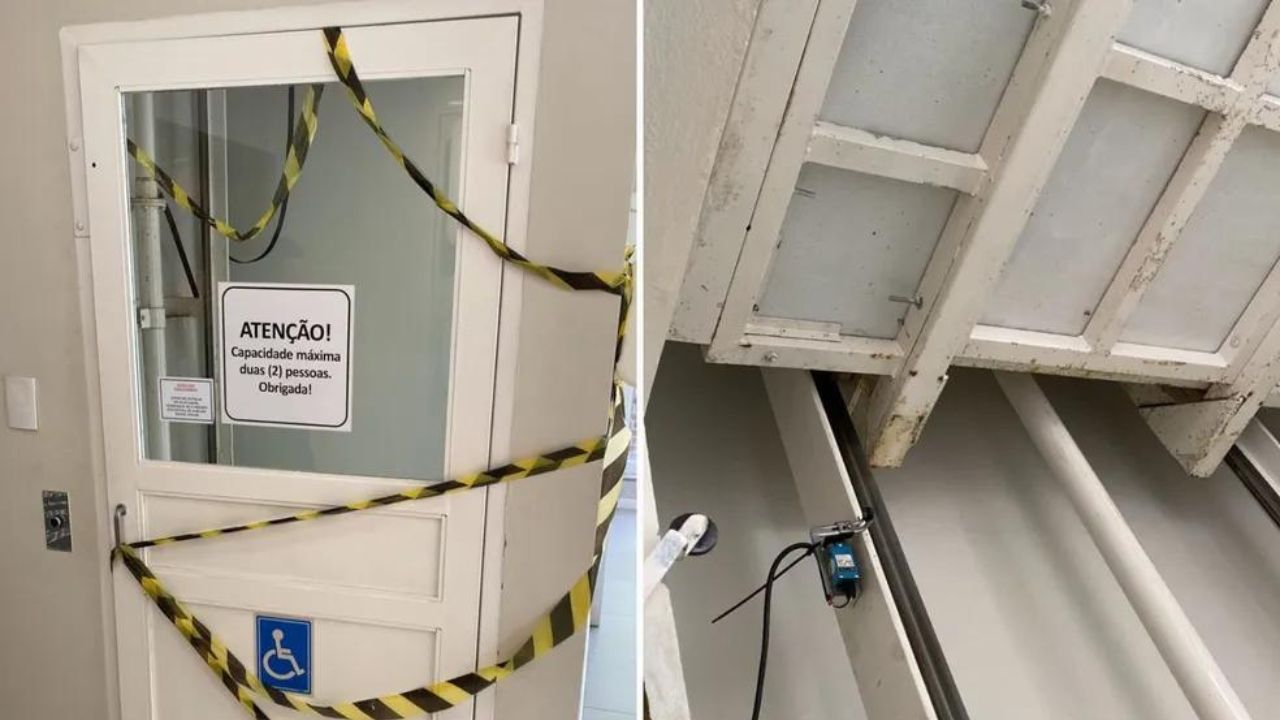 Casal de idosos é prensado por elevador em clínica do Rio Grande do Sul