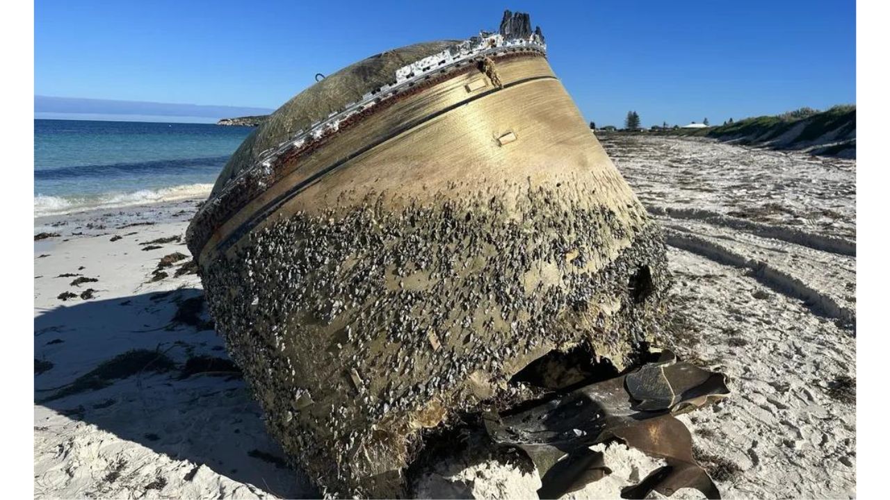 Objeto cilíndrico encontrado em praia australiana é identificado