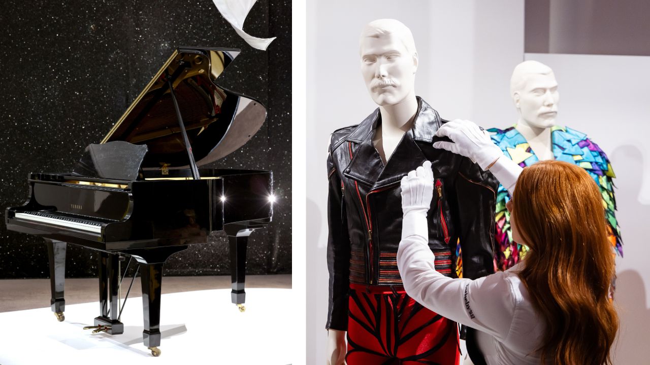 Itens de Freddie Mercury são expostos em réplica de casa do cantor
