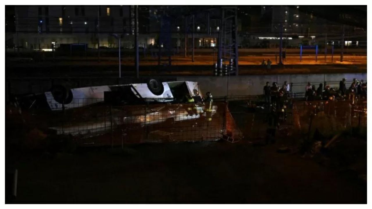 Ao menos 21 pessoas morrem após ônibus cair de ponte em Veneza
