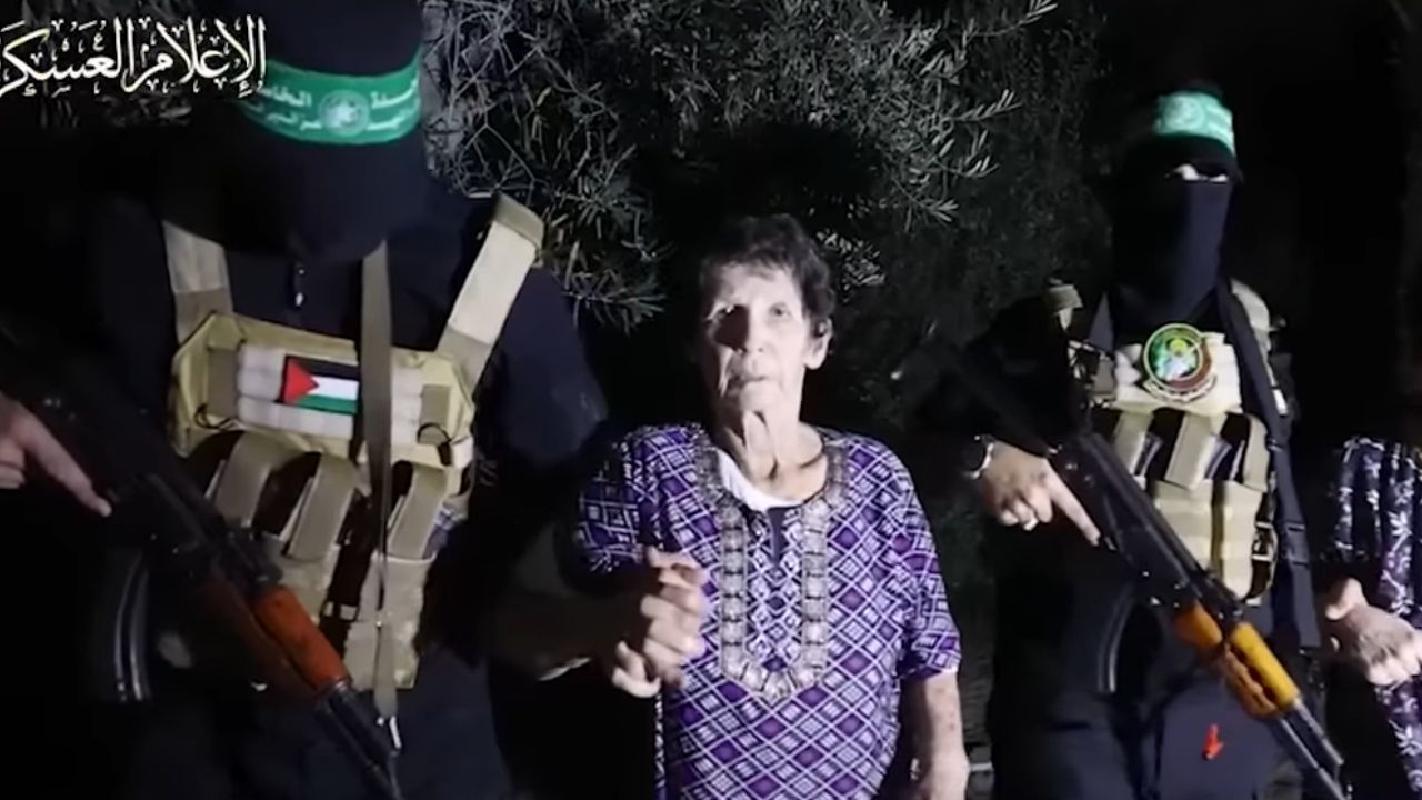 Libertada pelo Hamas, idosa de 85 anos disse não saber onde fica cativeiro