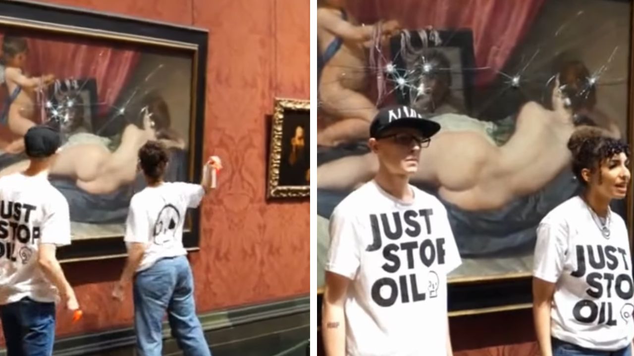 Ativistas ambientais atacam quadro do século 17 a marteladas em Londres