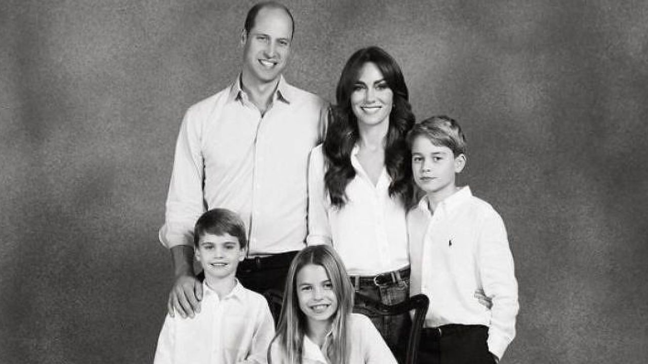O erro que você não percebeu no cartão de natal do príncipe William