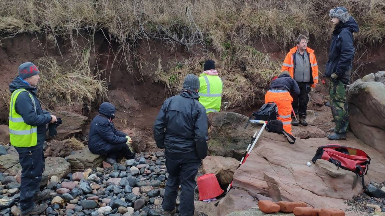 Tempestade revela crânio datado do período medieval na Escócia