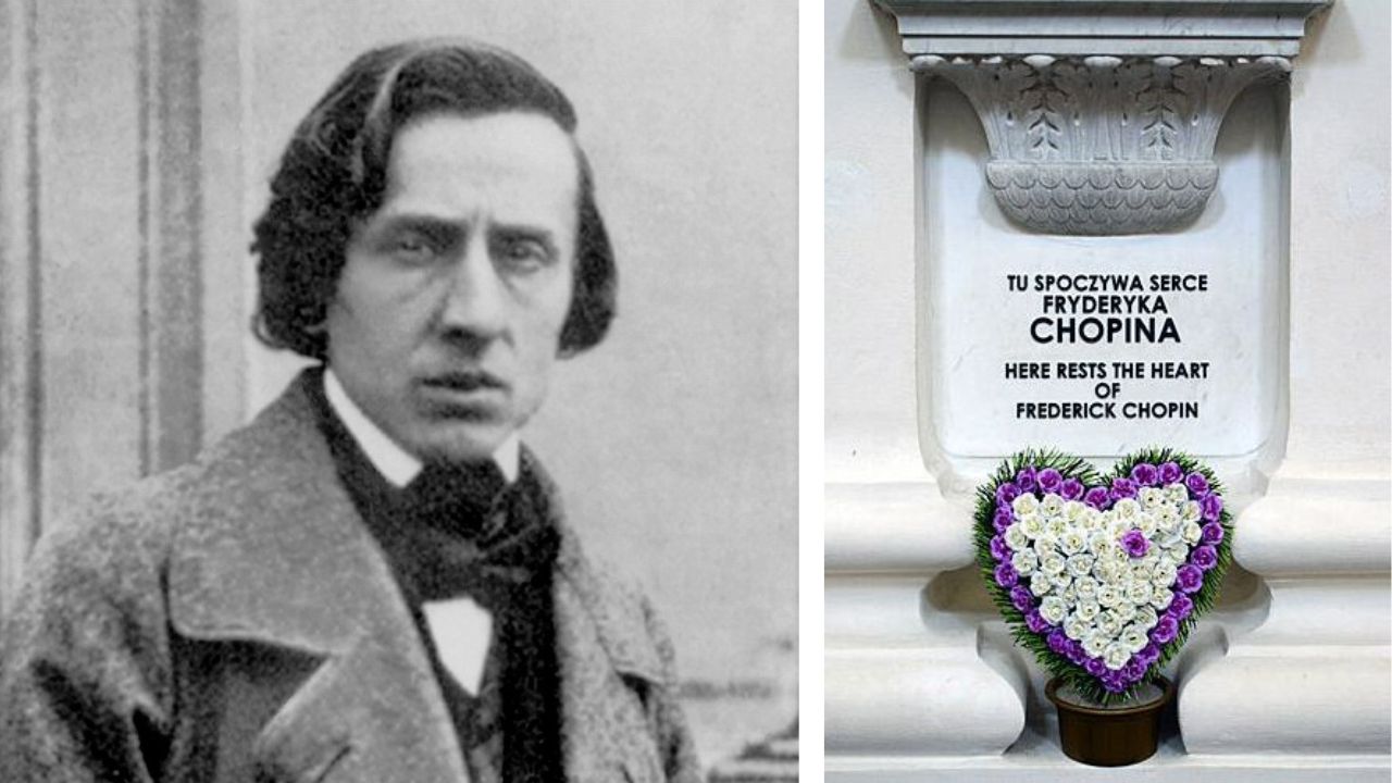 Entenda por que o coração de Chopin foi depositado em uma urna