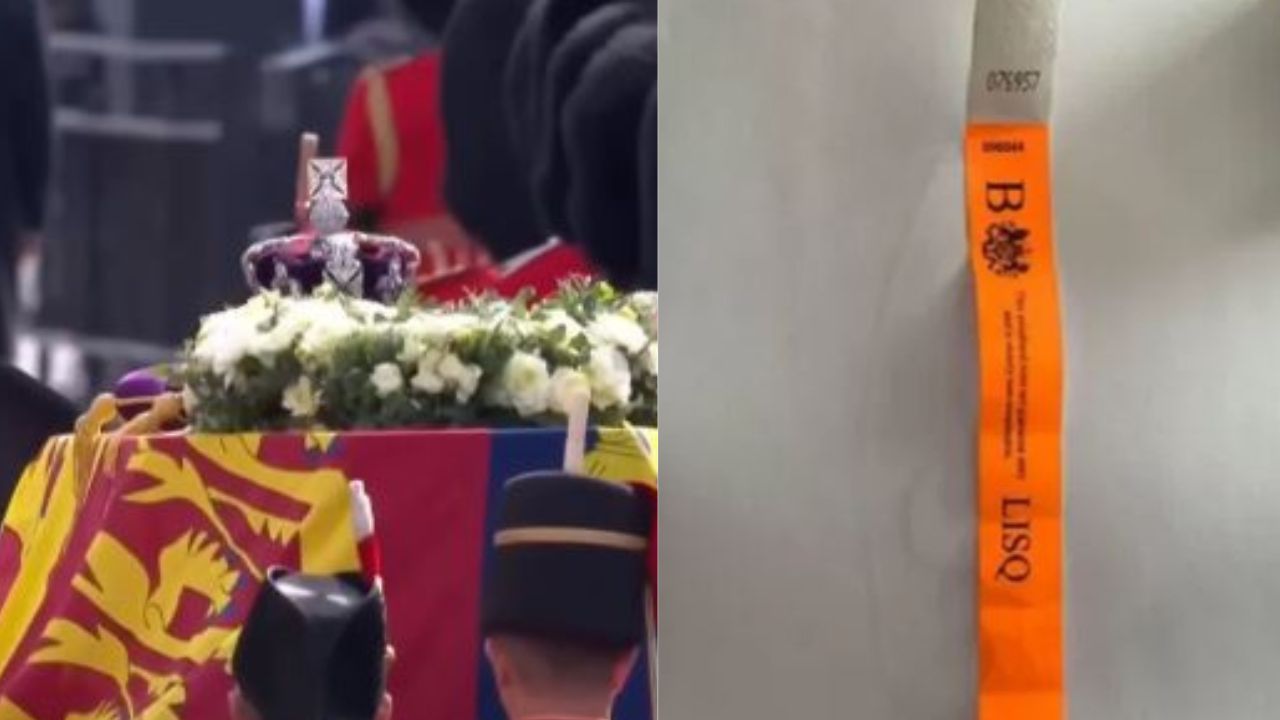 Mulher tentou vender pulseira do velório da rainha Elizabeth II por R$132
