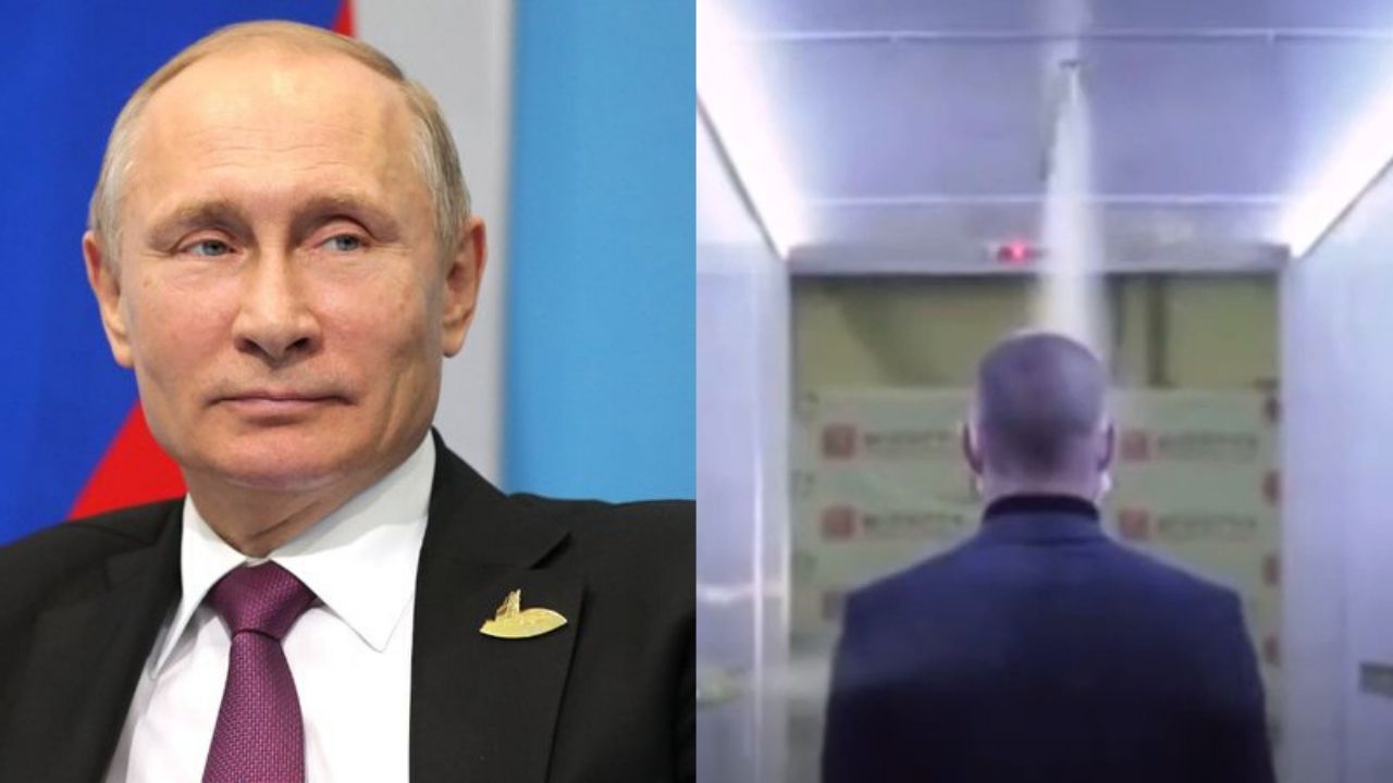 Coronavírus: Putin instala túnel de desinfecção dentro de sua própria casa