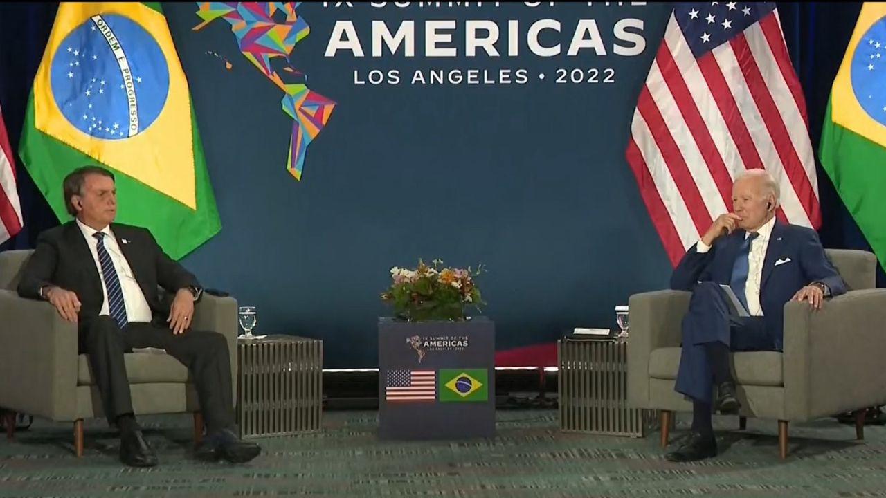 ‘Estou maravilhado’, diz Bolsonaro sobre Biden