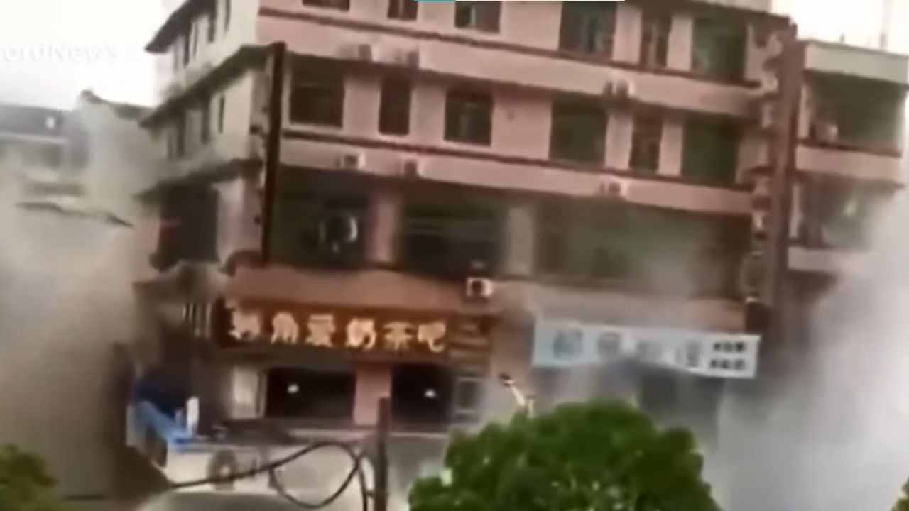 3 dias após prédio desabar na China, homem é resgatado com vida