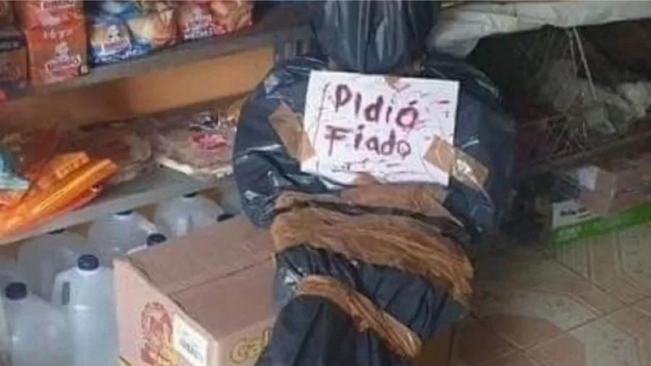 ‘Pediu fiado’: brincadeira com ‘cadáver’ em mercado viraliza nas redes sociais