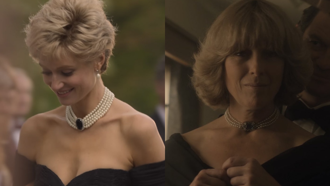 The Crown: Internautas acreditam que Camilla tentou recriar o ‘vestido da vingança’ de Diana