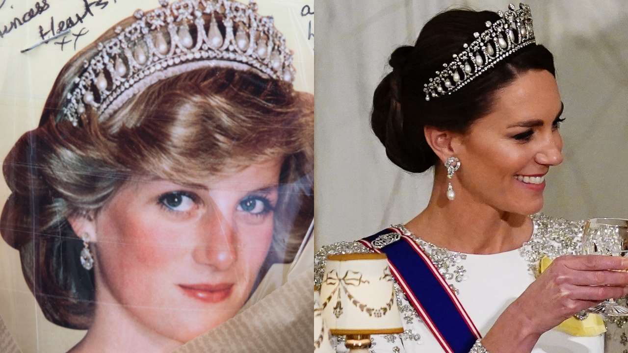 Favorita de Diana: A história da tiara Lover’s Knot, que brilha na cabeça de Kate Middleton
