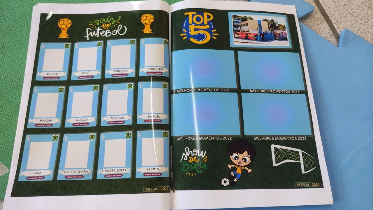 Professora cria álbum de figurinhas para ajudar alunos na fase de alfabetização
