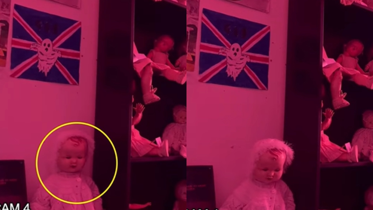 Caçadores de atividades paranormais flagram movimento em boneca