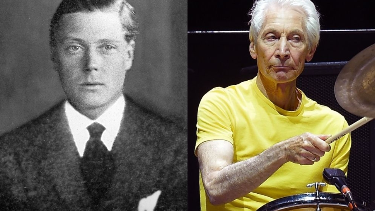 Charlie Watts, baterista dos Rolling Stones, colecionou roupas de Edward VIII, tio de Elizabeth II