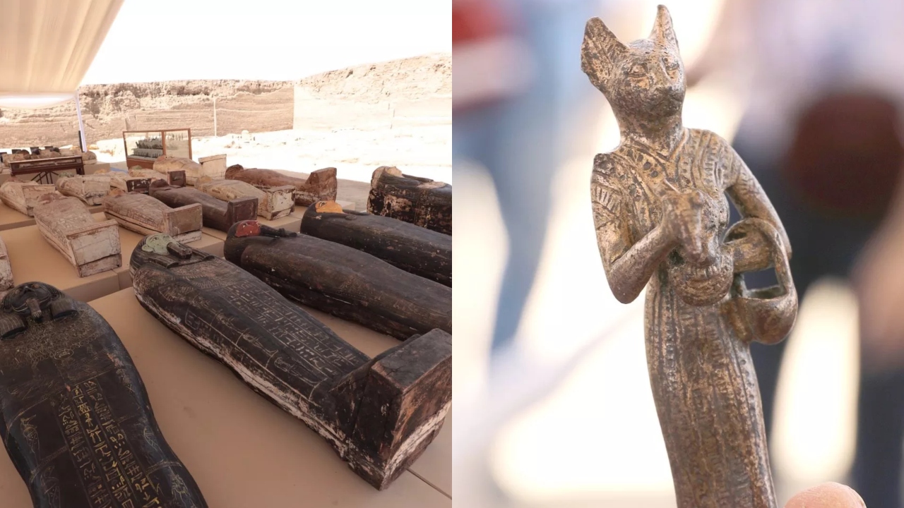 Descoberta da semana: Egito revela 400 sarcófagos e ‘tesouros’ de 2,5 mil anos