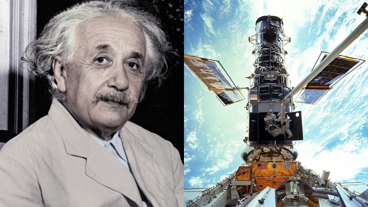 Telescópio Hubble captura efeito previsto por Albert Einstein