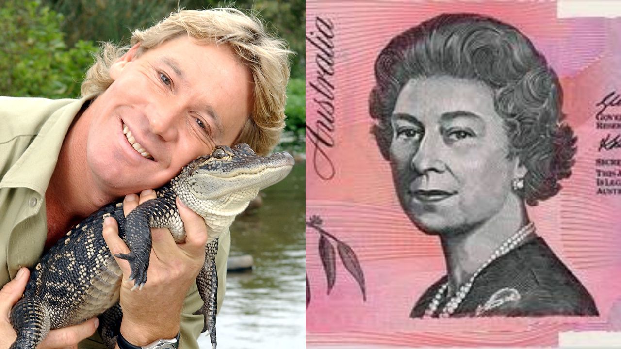 Australianos fazem campanha para ‘caçador de crocodilos’ tomar lugar de Elizabeth II em cédulas
