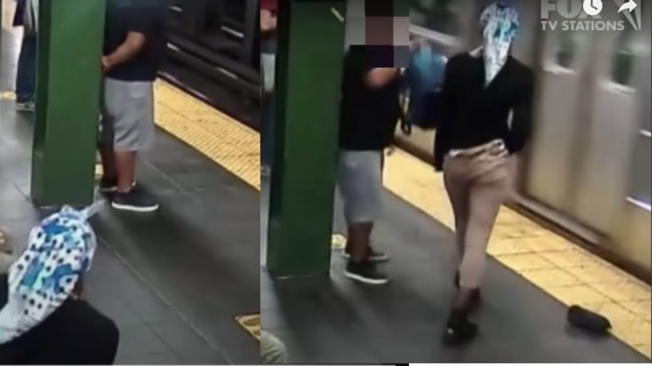 Norte-americana é empurrada contra vagão em estação de Nova York