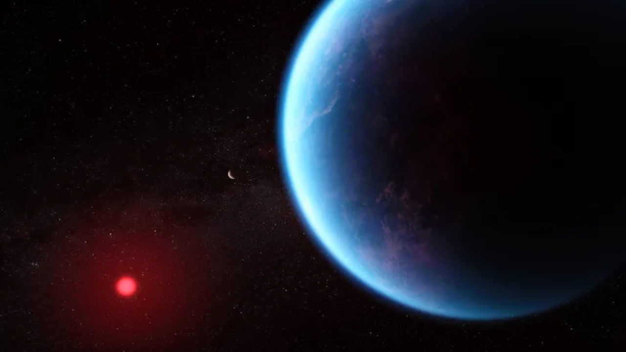 Telescópio Webb detecta moléculas que indicam que exoplaneta abriga oceano