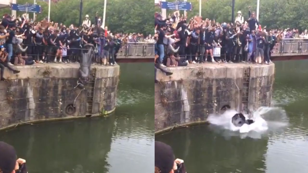Prefeito de Bristol diz que estátua de traficante de escravos era uma afronta