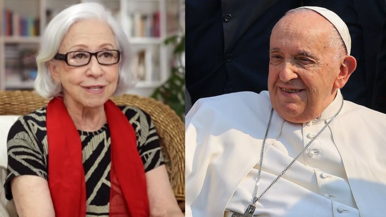 Vídeo: Fernanda Montenegro cumprimenta o Papa em missa no Vaticano