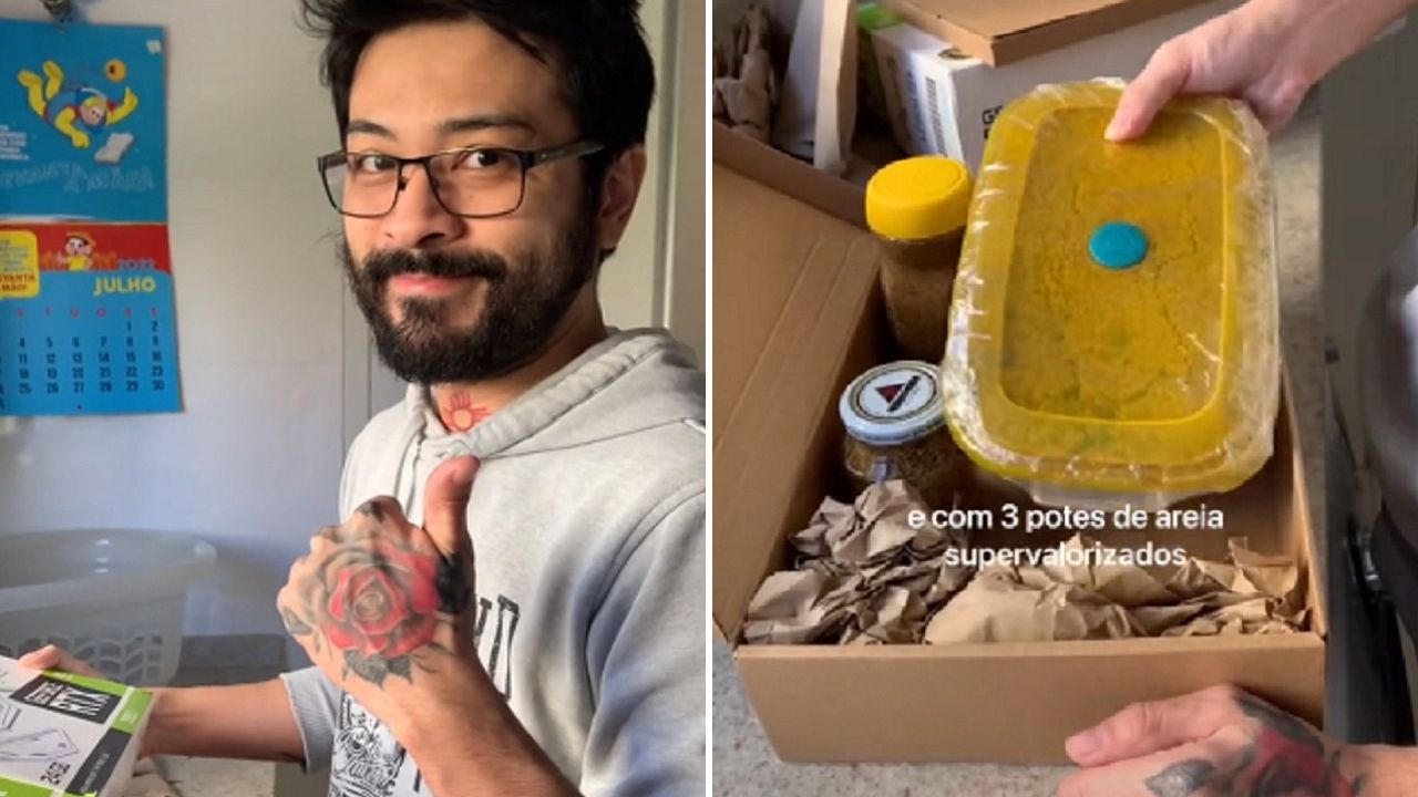 Após potes de areia, filho de Mauricio de Sousa recebe produto por qual pagou R$14 mil