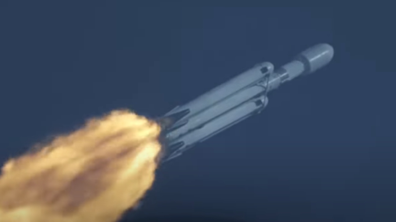 SpaceX lança o foguete mais potente do mundo, o Falcon Heavy
