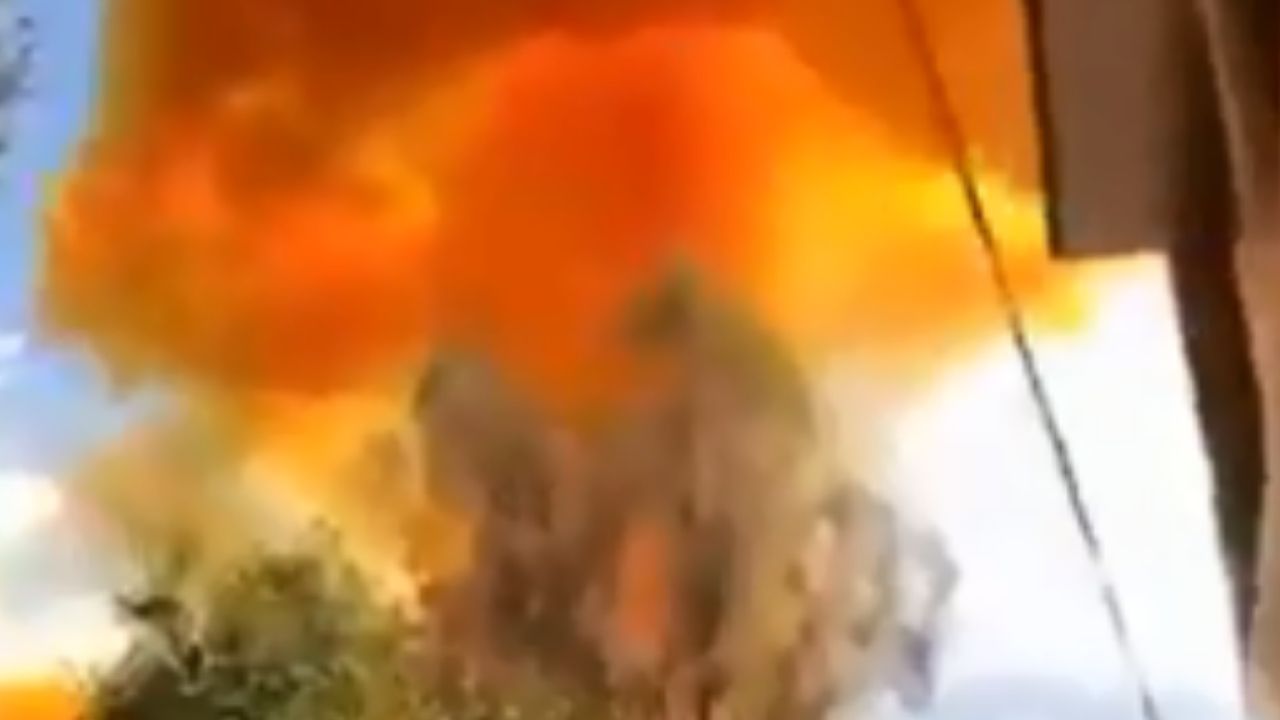 Propulsor de foguete cai próximo a um colégio na China. Confira o vídeo!
