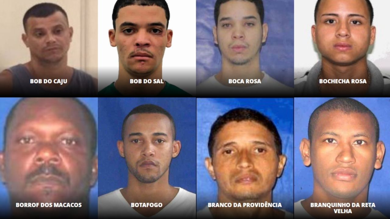 ‘Bunda Azul’ e ‘Robacena’: Site reúne nomes mais bizarros de foragidos