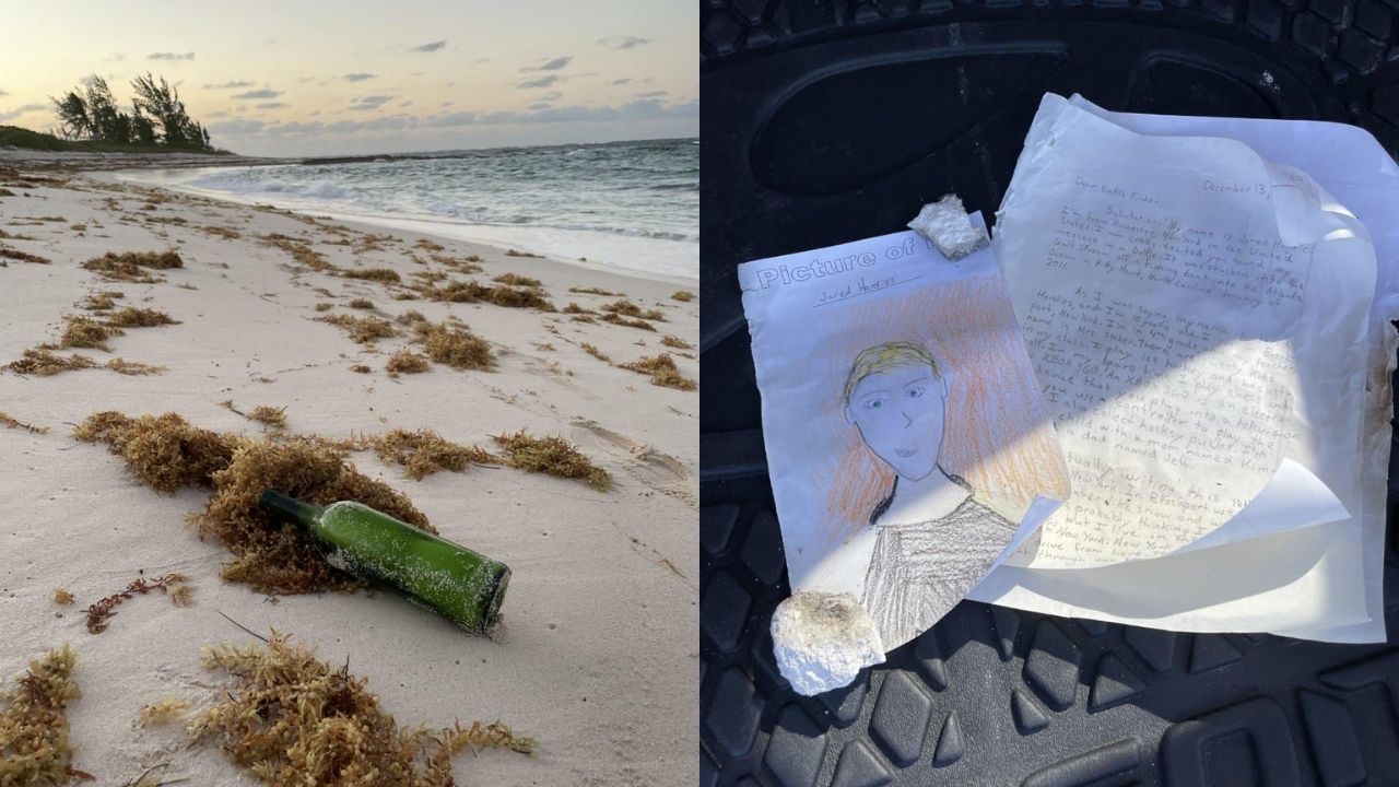 11 anos depois, garrafa com mensagem de aluno de NY é encontrada nas Bahamas