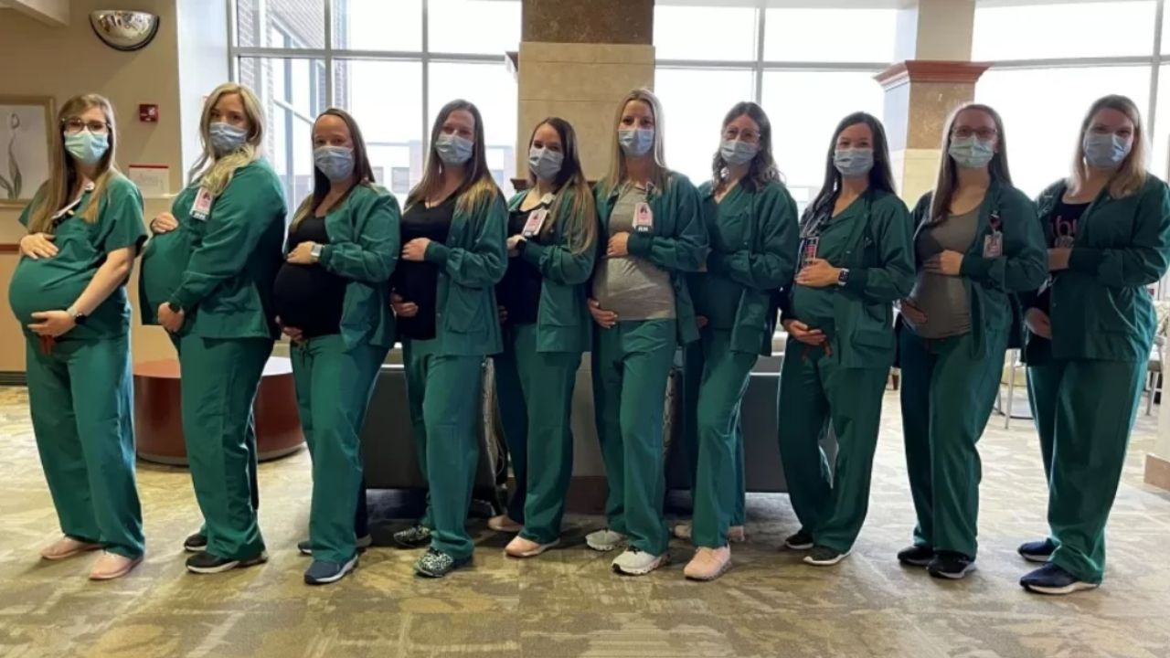 Coincidência fértil: 11 funcionárias de hospital engravidam no mesmo período