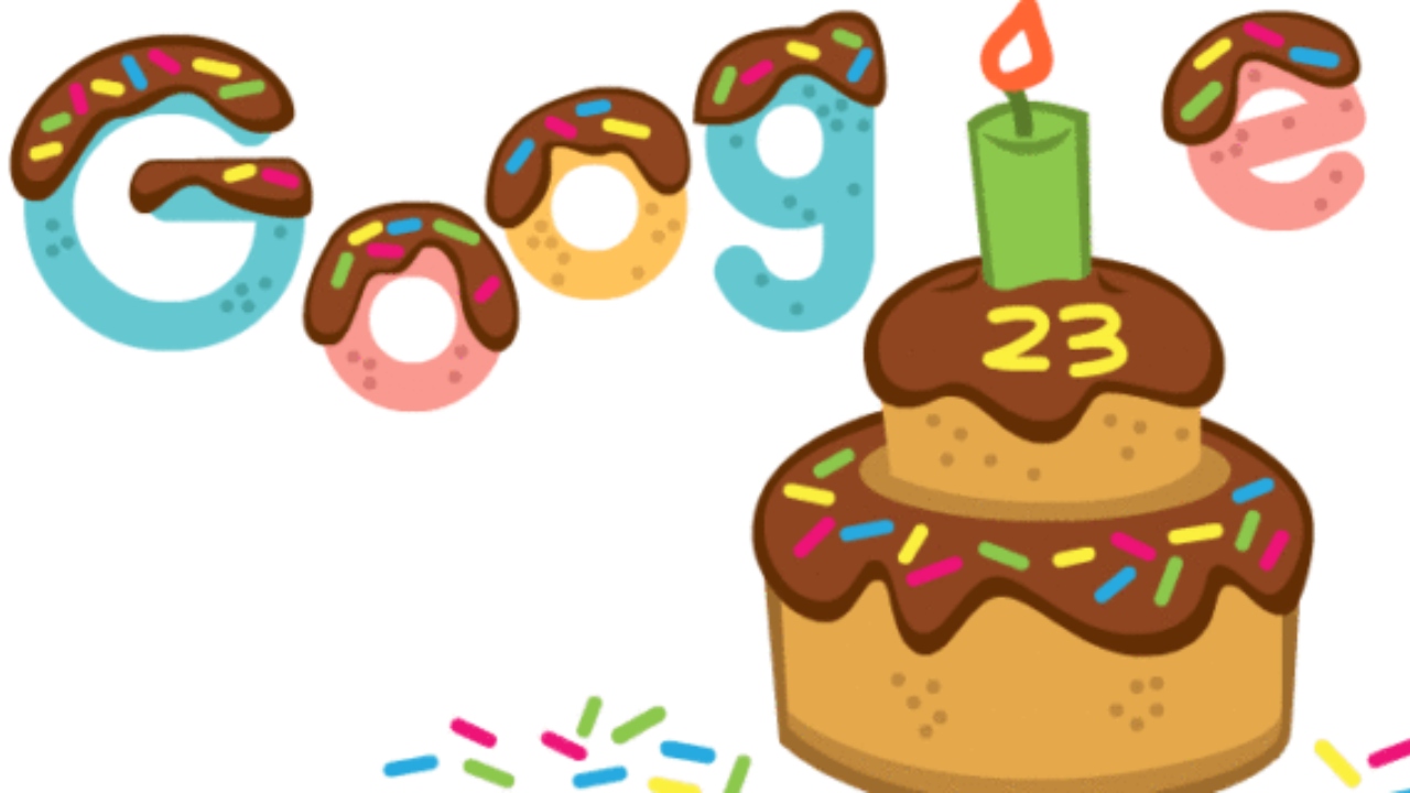 Google comemora 23 anos de fundação com Doodle curioso
