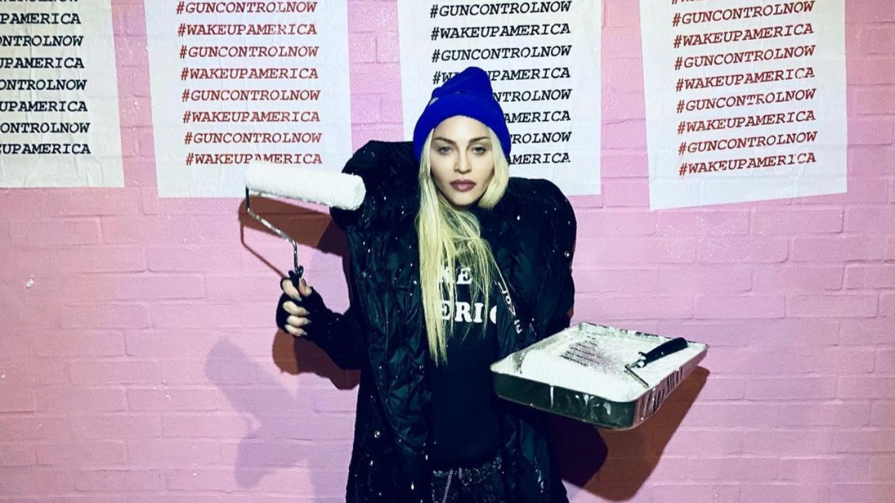 No Instagram, Madonna protesta contra porte de armas e violência policial