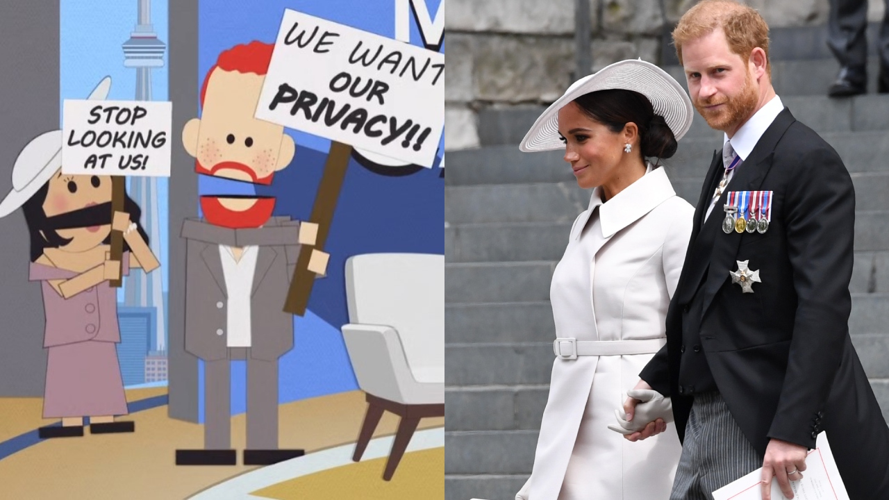 South Park satiriza Harry e Meghan: ‘Acho que ele nem tem um emprego’